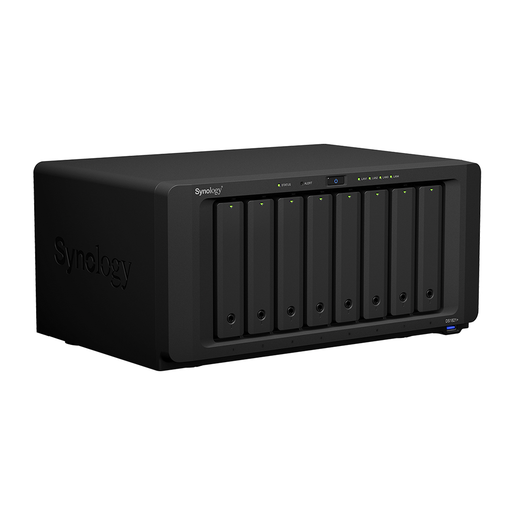 Synology DiskStation DS1821+ NAS/Storage Server Tower Ethernet LAN Black V1500B